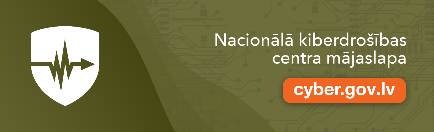 Nacionālā kiberdrošības centra mājaslapa cyber.gov.lv