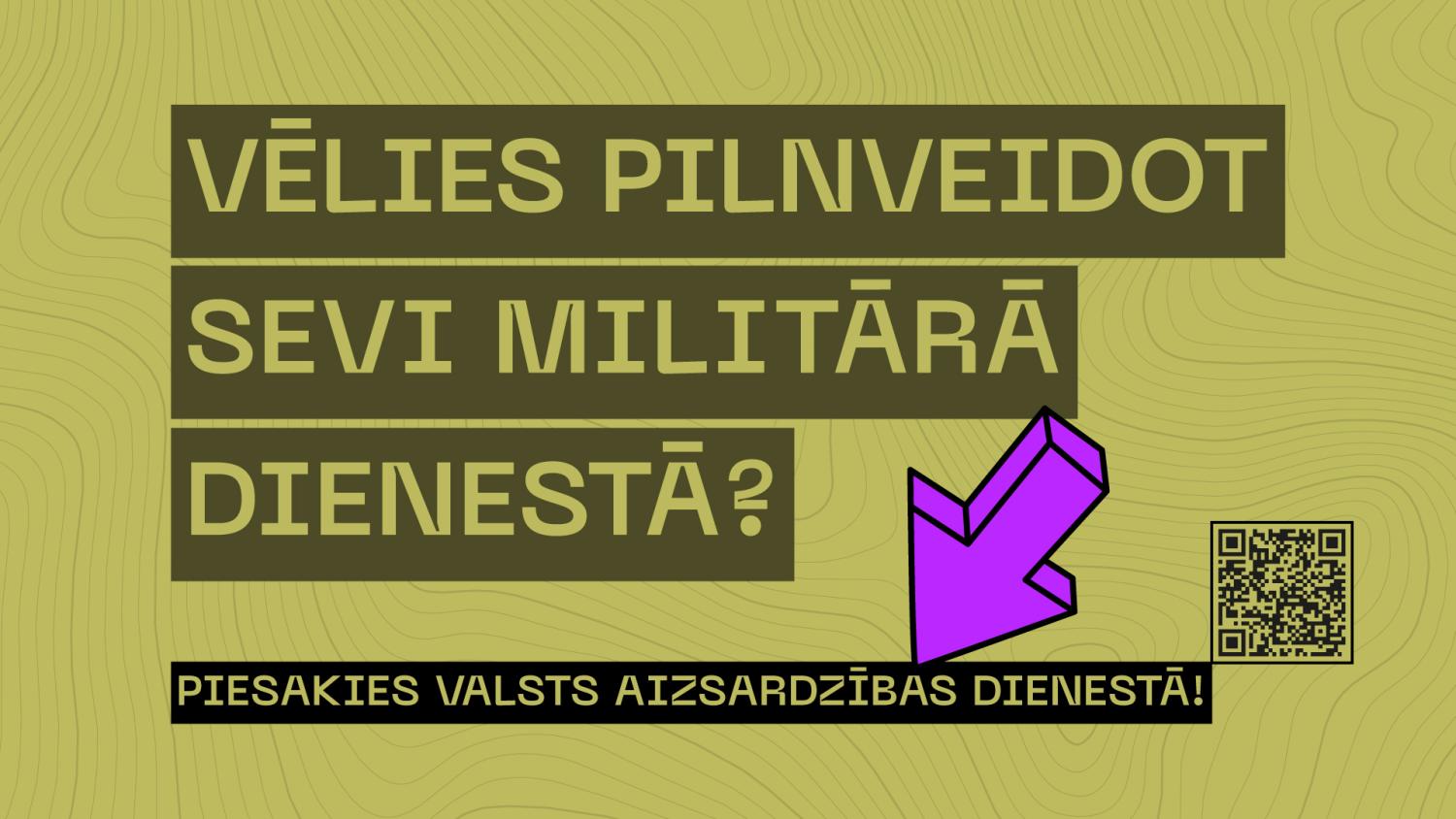 Piesakies valsts aizsardzības dienestam! 