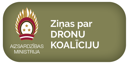 Aizsardzības ministrijas ziņas par Dronu koalīciju
